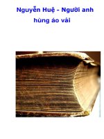 Nguyễn Huệ - Người anh hùng áo vải doc