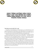 Giáo trình hướng dẫn cách truy cập vào các mảng đa chiều trên diện rộng có các kích thước khác nhau phần 1 pdf