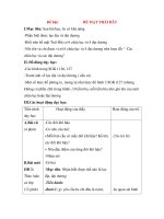 Giáo án Tự nhiên xã hội lớp 3: Đề bài: BỀ MẶT TRÁI ĐÂT pptx