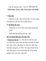 Giáo án toán học lớp 5 - Tiết 161: ÔN TẬP VỀ TÍNH DIỆN TÍCH, THỂ TÍCH MỘT SỐ HÌNH pot