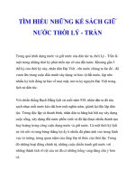 TÌM HIỂU NHỮNG KẾ SÁCH GIỮ NƯỚC THỜI LÝ - TRẦN_1 ppt