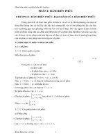 tài liệu hàm biến phức