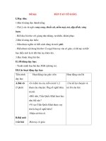 Giáo án Tập đọc lớp 3: Đề bài: BÀN TAY CÔ GIÁO. ppsx