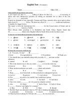 English Test ( 45 minutes) pptx