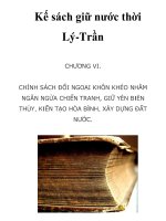 Kế sách giữ nước thời Lý-Trần pptx