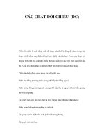 CÁC CHẤT ĐỐI CHIẾU (ĐC) pdf