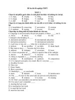 Đề ôn thi tốt nghiệp THPT TEST 3 ppt