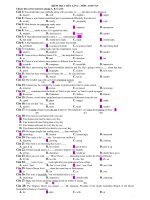 KIỂM TRA 1 TIẾT LẦN 2 – MÔN: ANH VĂN pot