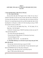 Báo cáo thực tế phân tích tình hình hoạt động kinh doanh nhà máy kẽm Thái Nguyên