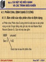 BÀI 4 - CÀI ĐẶT HỆ ĐIỀU HÀNH VÀ CÁC TRÌNH ĐIỀU KHIỂN pot