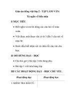 Giáo án tiếng việt lớp 2 - TẬP LÀM VĂN: Tả ngắn về bốn mùa pdf