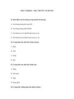 TRẮC NGHIỆM - HỌC THUYẾT ÂM DƯƠNG pot
