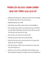 PHÂN CẤP BỘ MÁY HÀNH CHÍNH QUA CÁC TRIỀU ĐẠI LỊCH SỬ_2 ppsx
