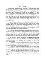 tóm tắt luận án đánh giá hiệu quả can thiệp cộng đồng trong thực hành xử trí nhiễm khuẩn hô hấp cấp tính ở trẻ dưới 5 tuổi tại huyện đan phượng và ba vì, hà nội