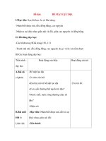 Giáo án Tự nhiên xã hội lớp 3: Đề bài: BỀ MẶT LỤC ĐỊA(tt) pdf