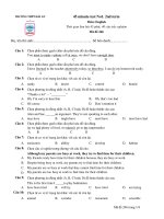 45 Minute Test - Mã đề 246 docx