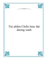 Tác phẩm Chiến lược đại dương xanh doc