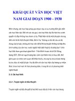 KHÁI QUÁT VĂN HỌC VIỆT NAM GIAI ĐOẠN 1900 - 1930_8 doc