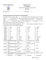 15 Minute Test - Mã đề 215 pdf