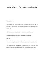 PHÁC ĐỒ CẤP CỨU CƠN HEN PHẾ QUẢN doc