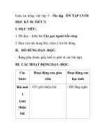 Giáo án tiếng việt lớp 5 - Ôn tập ÔN TẬP CUỐI HỌC KỲ II( TIẾT 7) pps