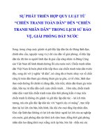 SỰ PHÁT TRIỂN HỢP QUY LUẬT TỪ “CHIẾN TRANH TOÀN DÂN” ĐẾN “CHIẾN TRANH NHÂN DÂN” TRONG LỊCH SỬ BẢO VỆ, GIẢI PHÓNG ĐẤT NƯỚC_3 ppt