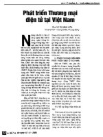 Phát triển thương mại điện tử tại việt nam