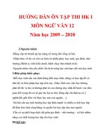 HƯỚNG DẪN ÔN TẬP THI HK I MÔN NGỮ VĂN 12 Năm học 2009 – 2010_7 pptx