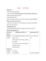 Giáo án Tập đọc lớp 3: Đề bài: CỬA TÙNG. pps