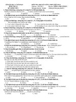 KIỀM TRA HỌC KÌ I LỚP 12 THPT PHÂN BAN BÌNH THUẬN potx