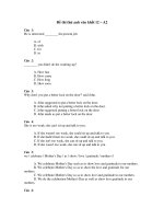 Đề thi thử anh văn khối 12 – A2 pot