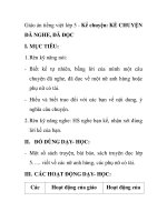 Giáo án tiếng việt lớp 5 - Kể chuyện: KỂ CHUYỆN ĐÃ NGHE, ĐÃ ĐỌC ppsx