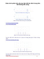 Giáo trình phân tích cấu tạo liên kết tán đinh trong liên kết không đối xứng p1 ppsx