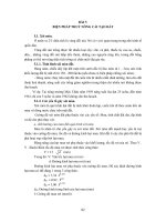 Bài giảng - Phương pháp tưới tiêu - chương 5 pptx