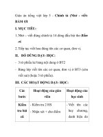 Giáo án tiếng việt lớp 5 - Chính tả (Nhớ - viết: BẦM ƠI ppsx