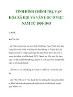 TÌNH HÌNH CHÍNH TRỊ, VĂN HÓA XÃ HỘI VÀ VĂN HỌC Ở VIỆT NAM TỪ 1930-1945_2 pptx