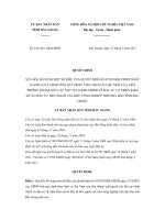 Quyết định số 191/2011/QĐ-UBND doc
