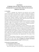 introduction of the study on financial instruments accounting for nonfinancial firms in vietnam