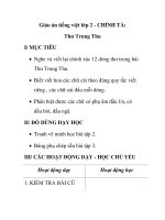 Giáo án tiếng việt lớp 2 - CHÍNH TẢ: Thư Trung Thu docx