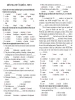 KIỂM TRA ANH VĂN KHỐI 12 - TEST 2 ppsx