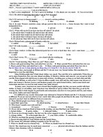 KIỂM TRA 1 TIẾT LẦN 1 - TRƯỜNG THPT NGUYỄN ĐÁNG pot