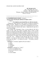 ĐỀ THI HỌC KÌ II Môn : Tiếng Pháp ( Hệ 7 năm ) ppt