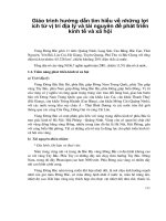 Giáo trình hướng dẫn tìm hiểu về những lợi ích từ vị trí địa lý và tài nguyên để phát triển kinh tế và xã hội phần 1 pps