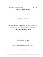 nghiên cứu đặc điểm lâm sàng, cận lâm sàng và nguyên nhân của viêm gan cấp ở trẻ em tại bệnh viện nhi trung ương