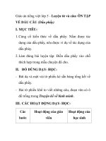 Giáo án tiếng việt lớp 5 - Luyện từ và câu: ÔN TẬP VỀ DẤU CÂU (Dấu phẩy) ppt
