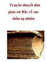Truyền thuyết dân gian xứ Bắc về các thần tự nhiên_3 pptx