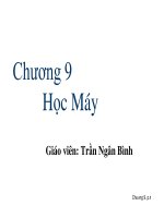 Trí tuệ nhân tạo - Chương 9 Học máy ppt