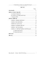 Thiết kế hệ thống trường chuyển mạch chuẩn   luận văn, đồ án, đề tài tốt nghiệp