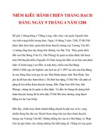 NIỀM KIÊU HÃNH CHIẾN THẮNG BẠCH ĐẰNG NGÀY 9 THÁNG 4 NĂM 1288_2 pps