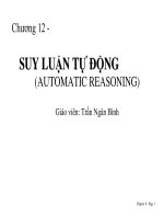 Trí tuệ nhân tạo - Chương 8 doc